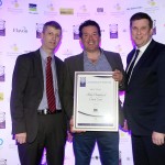 Martin Maguire of La Rousse Foods, Andy Donaghy, Adrian Cummins of the Restaurants Association